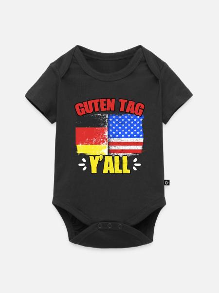Guten Tag Y'All Lustiger deutscher Gruß für - Baby Premium Kurzarmbody - Schwarz