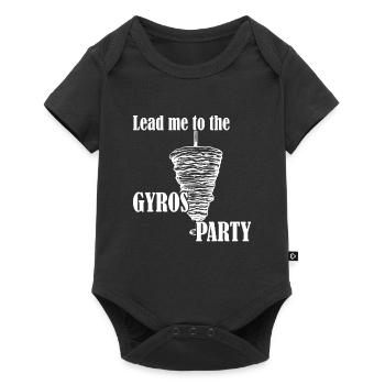 Conduis-moi à la fête des gyroscopes - Body à manches courtes Premium Bébé - noir - Devant
