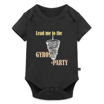 Lead me to the Gyros Party - Baby Premium short-sleeve bodysuit - black - Front