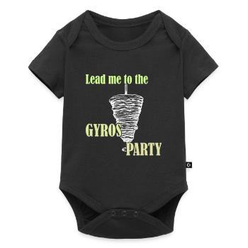 Lead me to the Gyros Party - Baby Premium short-sleeve bodysuit - black - Front