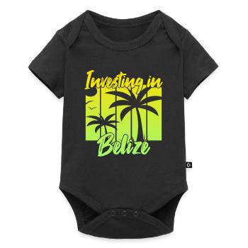Investing in Belize - Baby Premium short-sleeve bodysuit - black - Front