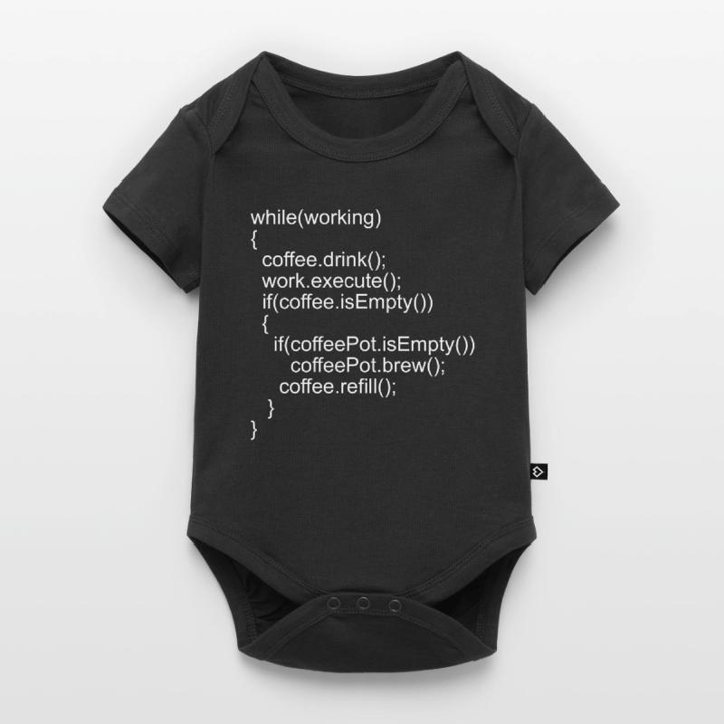 Quellcode Programmcode für Programmierer Baby Premium Kurzarmbody