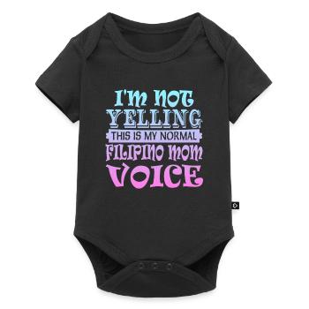 Filipino mother - Baby Premium short-sleeve bodysuit - black - Front