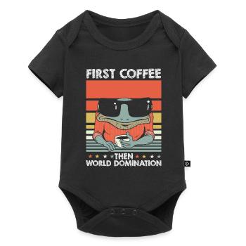 Lunettes de soleil Frog Toad Coffee - Body à manches courtes Premium Bébé - noir - Devant