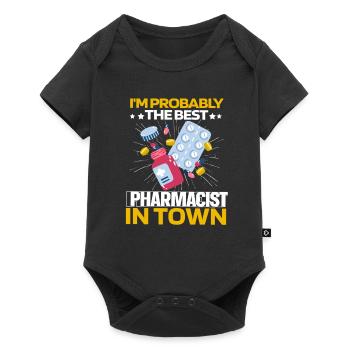 Pharmacy Pharmacist pills - Baby Premium short-sleeve bodysuit - black - Front