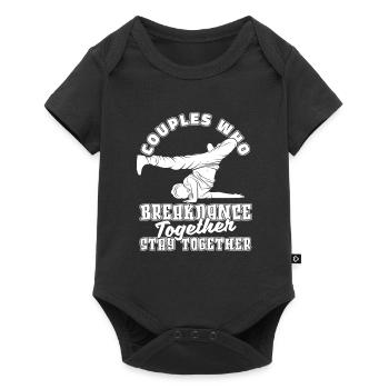 Breakdance Breakdancer Breakdancing Couple - Baby Premium short-sleeve bodysuit - black - Front