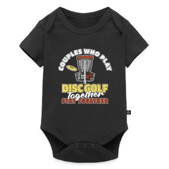 Frisbee Golf Disc Golf Paire - Body à manches courtes Premium Bébé - noir - Devant