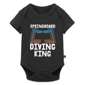 Diving Diver King - Baby Premium short-sleeve bodysuit - black - Front