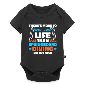 Diving Diver Sarcastic - Baby Premium short-sleeve bodysuit - black - Front