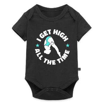 Diving Diver Funny - Baby Premium short-sleeve bodysuit - black - Front