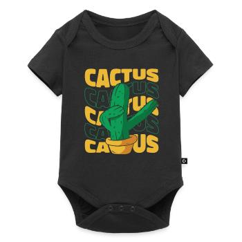 Cactus Garden - Baby Premium short-sleeve bodysuit - black - Front