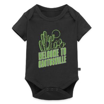 Cactus Garden - Baby Premium short-sleeve bodysuit - black - Front