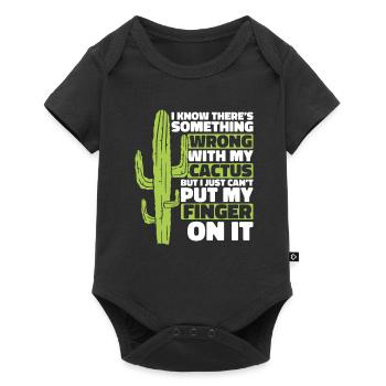 Cactus Garden - Baby Premium short-sleeve bodysuit - black - Front