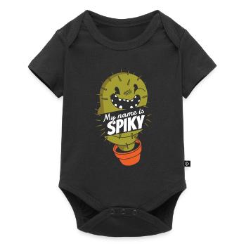 Cactus Garden - Baby Premium short-sleeve bodysuit - black - Front