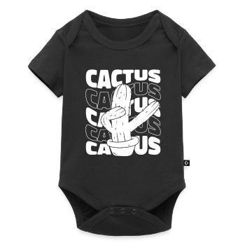 Cactus Garden - Baby Premium short-sleeve bodysuit - black - Front