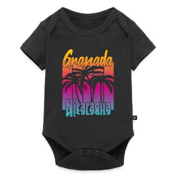 Granada Nicaragua - Baby Premium short-sleeve bodysuit - black - Front