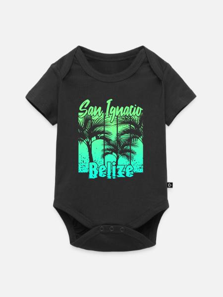 San Ignacio Belize - Baby Premium Kurzarmbody - Schwarz