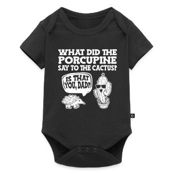 Cactus Garden - Baby Premium short-sleeve bodysuit - black - Front