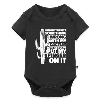 Cactus Garden - Baby Premium short-sleeve bodysuit - black - Front