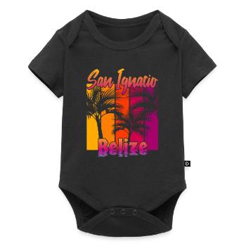San Ignacio Belize - Body à manches courtes Premium Bébé - noir - Devant