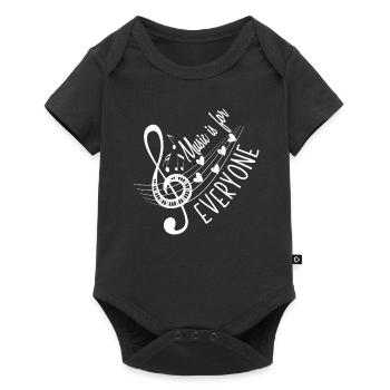 Music Teacher Music Teacher - Baby Premium short-sleeve bodysuit - black - Front
