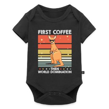 Kangaroo Coffee - Baby Premium short-sleeve bodysuit - black - Front