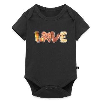 Love Molar Thanksgiving Dentist Dental - Baby Premium short-sleeve bodysuit - black - Front