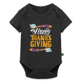 Happy Thanksgiving Dentist Dental Tech Pumpkin - Baby Premium short-sleeve bodysuit - black - Front