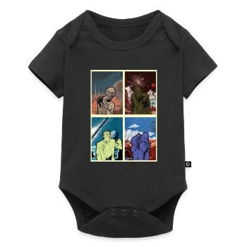 Zombie Halloween Creepy - Baby Premium short-sleeve bodysuit - black - Front