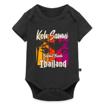 Koh Samui Thailand Bophut Beach - Baby Premium short-sleeve bodysuit - black - Front