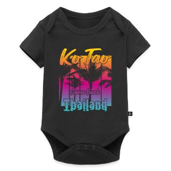 Ko Tao Sairee Beach Thailand - Baby Premium Kurzarmbody - Schwarz - Vorne