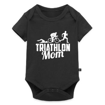 Triathlon Triathlete Mama - Baby Premium short-sleeve bodysuit - black - Front