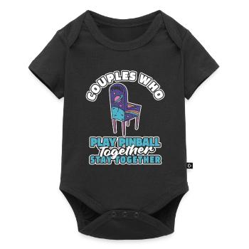 Pinball Pair - Baby Premium short-sleeve bodysuit - black - Front