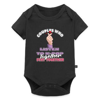 K Pop Kpop Korean Pop Pair - Baby Premium short-sleeve bodysuit - black - Front