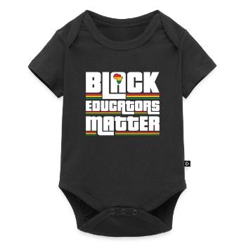 Les éducateurs noirs sont importants pour l’histoire - Body à manches courtes Premium Bébé - noir - Devant