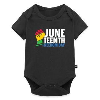 Freedom Day Black History African Americans - Baby Premium short-sleeve bodysuit - black - Front