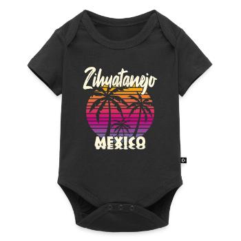 Zihuatanejo Mexico - Baby Premium Kurzarmbody - Schwarz - Vorne