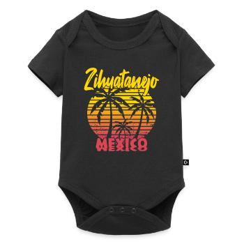Zihuatanejo Mexico - Baby Premium Kurzarmbody - Schwarz - Vorne