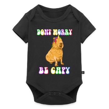 Capybara be Capy - Baby Premium short-sleeve bodysuit - black - Front