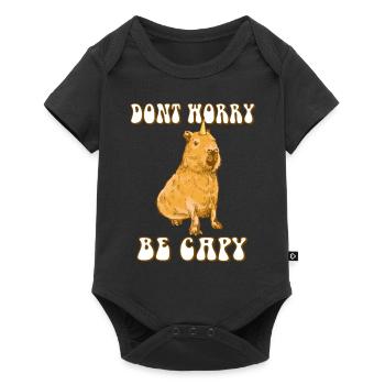 Capybara be Capy - Baby Premium short-sleeve bodysuit - black - Front
