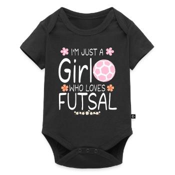 I m Just A Girl Who Loves Weightlifting - Body à manches courtes Premium Bébé - noir - Devant
