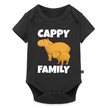 Capybara Family - Baby Premium short-sleeve bodysuit - black - Front