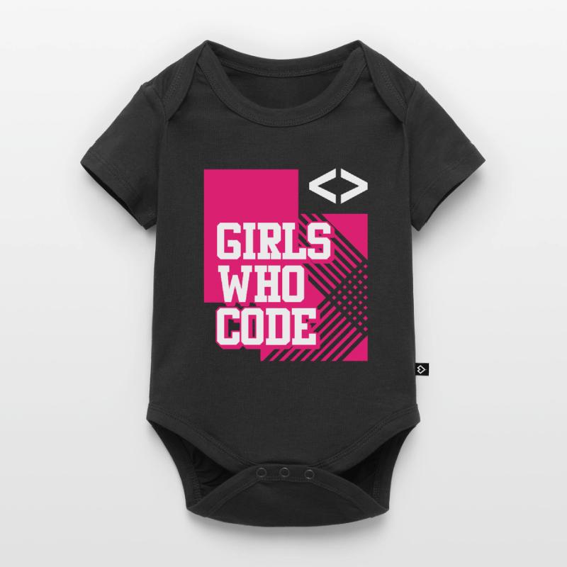 Developer Coder Programmer Girl Baby Premium short-sleeve bodysuit