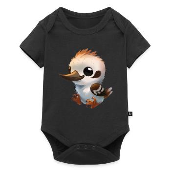 Bébé Kookaburra - Body à manches courtes Premium Bébé - noir - Devant