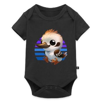 Bébé Kookaburra - Body à manches courtes Premium Bébé - noir - Devant