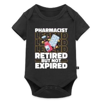 Pharmacien Pharmacien à la retraite - Body à manches courtes Premium Bébé - noir - Devant