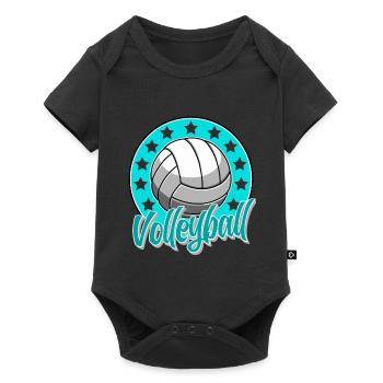 Volleyball - Baby Premium short-sleeve bodysuit - black - Front