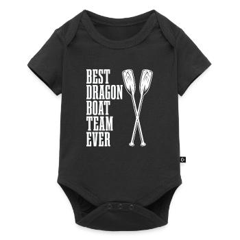 Bestes Drachenbootteam Aller Zeiten - Baby Premium Kurzarmbody - Schwarz - Vorne