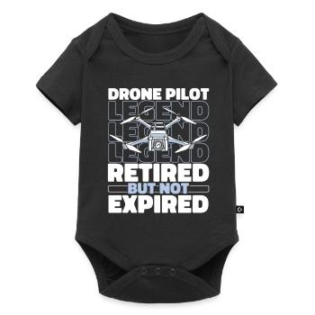 Drone Quadcopter retiré - Body à manches courtes Premium Bébé - noir - Devant