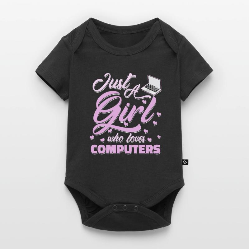 Developer Coder Programmer Girl Baby Premium short-sleeve bodysuit